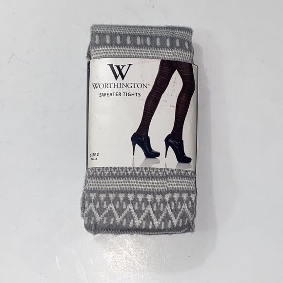 Worthington Sweater Tights Size 2 - Picture 1 of 4